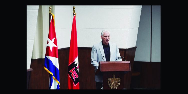 Miguel Díaz-Canel: “La unidad que necesitamos hoy es la de quienes discuten fuerte, pero marchan juntos”
