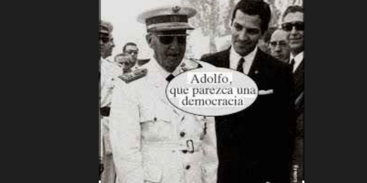 Una denuncia contra el pro-hombre de la patria, Adolfo Suárez, que hay que tapar con rapidez