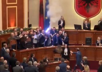 ALBANIA. En el parlamento se divierten de lo lindo (Video)