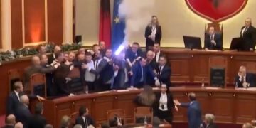 ALBANIA. En el parlamento se divierten de lo lindo (Video)