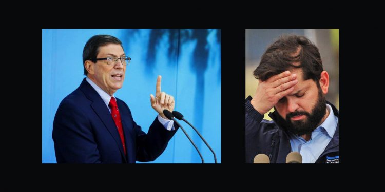 El Canciller cubano respondió a la infamia de Boric de esta contundente manera