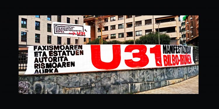 Importante cita mañana en Bilbo e Iruñea contra el fascismo y el autoritarismo de los estados