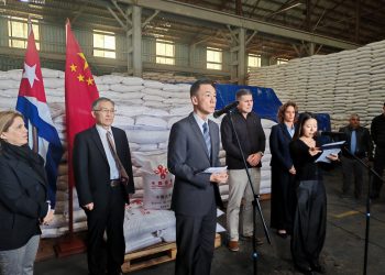 CHINA donará a Cuba 30.000 toneladas de arroz; el primer lote ya ha sido entregado
