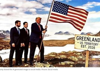 EE.UU. Enésima provocación de Trump colgando esta imagen en sus redes sociales