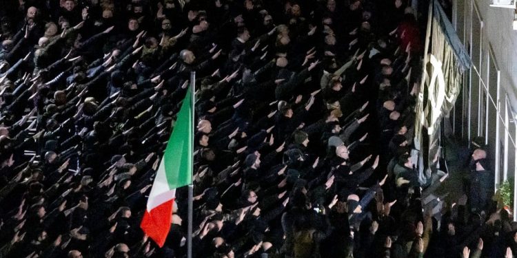 ITALIA. EL fascismo se volvió a autoconvocar en Roma