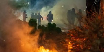 Manifestaciones y represión en Minnesota