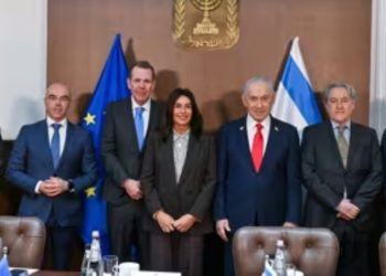 El genocida Netanyahu recibió a dirigentes de Vox
