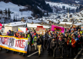 SUIZA. Protestas anticapitalistas en la nieve ante la cumbre de Davos