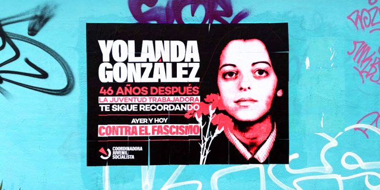 CJS homenajea a Yolanda González, militante comunista asesinada hace 46 años por el fascismo