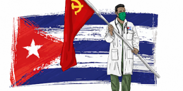 Cuba envía médicos. Estados Unidos envía bombas.
