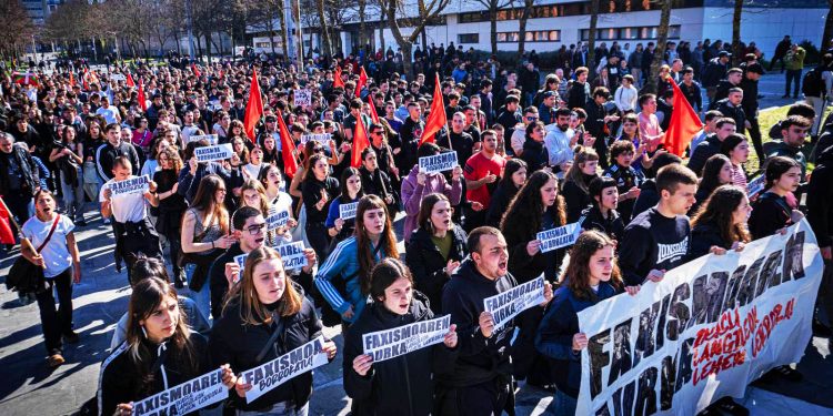 IAS hace una valoración de la provocación de Vox en la Universidad de Gasteiz