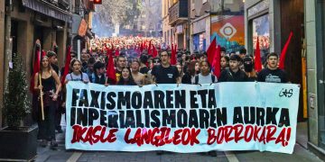 IAS moviliza a miles de estudiantes contra el fascismo y el imperialismo