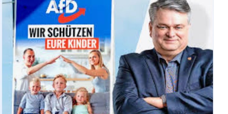 Un diputado neo-nazi alemán multado por este cartel en campaña electoral