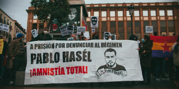 Convocatoria por la libertad de Pablo Hasel el 15 de febrero