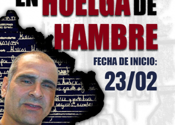 Marcos Martín Ponce inicia una huelga de hambre indefinida por Mª José Baños