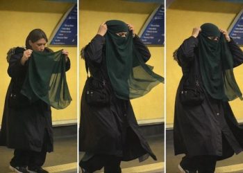 Sospechan que una periodista de medios fascistas se colocó un burka en el Metro para generar odio
