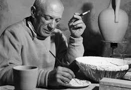 Dos dibujos de Pablo Picasso dedicados a Stalin