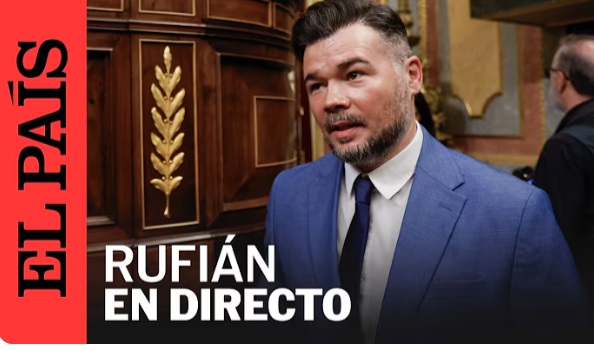 Como para fiarse: el acto de Rufián y cia transmitido en directo por elpais.es, eldiario.es…