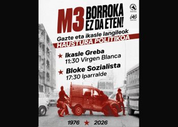 3 de Marzo, Gasteiz: GKS e IAS se movilizarán por la difusión de la memoria revolucionaria y la ruptura política