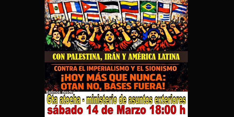 Madrid, 14 de marzo: Movilización contra el imperialismo atlántico