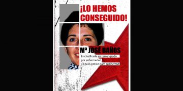 Se consigue el tercer grado para María José Baños y, tras 16 días, Marcos Martín Ponce finaliza su huelga de hambre