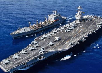 EVA GUTIÉRREZ. La nave más poderosa del imperialismo, el USS Gerald Ford, flojo de cloacas