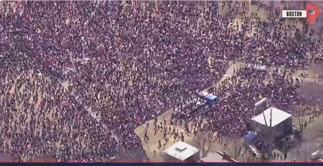 EE.UU. Millones de personas se manifiestan con un «No a los reyes» como consigna