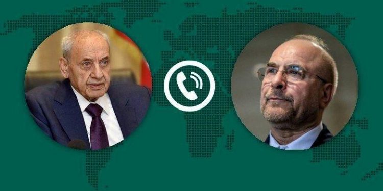 IRÁN-LÍBANO. Los presidentes del parlamento iraní y libanés se dicen esto mediante una conversación telefónica