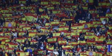 La extrema derecha se autoconvocó en Barcelona en el partido España-Egipto