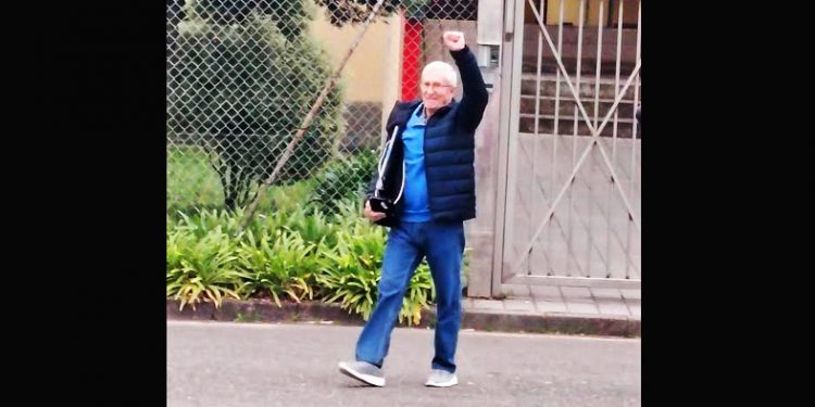 El militante comunista Lucio García Blanco quedó en libertad tras más de 30 años encarcelado
