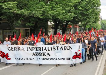 1º de Mayo: EHKS ha tomado las calles de Iruñea con miles de personas contra la guerra imperialista