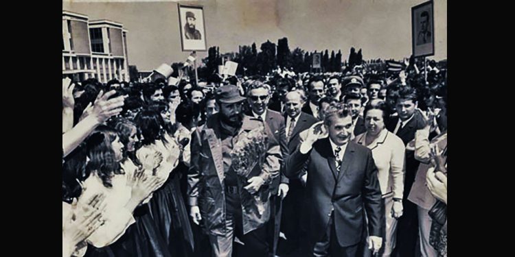 Fidel en Rumanía (27 de mayo de 1972)