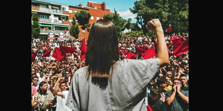 Memorable acto político de la Coordinadora Juvenil Socialista en Madrid el 1º de Mayo (vídeo)