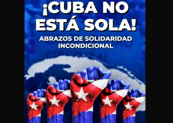 MADRID, 17 de mayo: Concentración contra la política de agresión y bloqueo económico impuesto por EE.UU. a Cuba