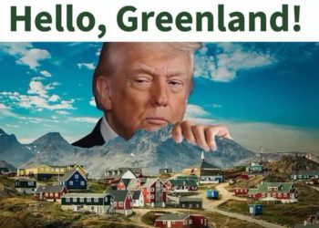 GROENLANDIA. Trump y la IA (no tiene otra) publican en su cuenta esta foto
