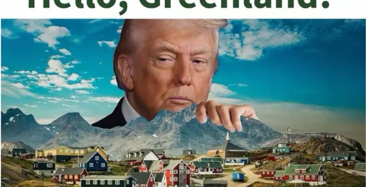GROENLANDIA. Trump y la IA (no tiene otra) publican en su cuenta esta foto