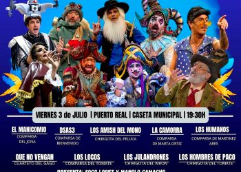 3 de julio viernes 19,30, Puerto Real, Cádiz, Caseta Municipal: Carnaval contra la represión a la clase obrera