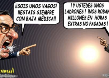 MARTÍN ÁLVAREZ. La patronal denuncia el absentismo, pero silencia los millones de horas extras semanales  no pagadas.