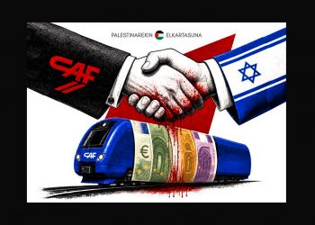 Beasain, 13 de junio: Manifestación contra CAF por su complicidad con el genocidio sionista al pueblo palestino