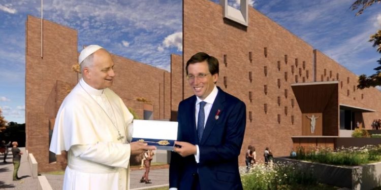 El regalito del Ayuntamiento de Madrid (Almeida, PP) al Papa y del que casi nadie comentó