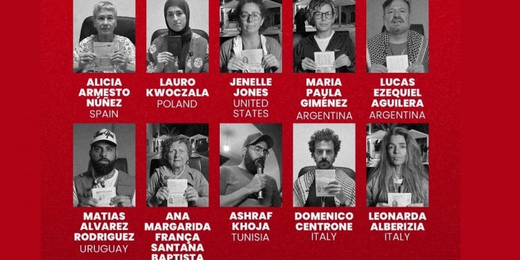 Los militantes solidarios con Palestina de la flotilla liberados en Libia denuncian torturas