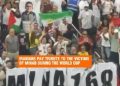 El gol de Irán en el mundial de fútbol masculino provocó esta celebración y el recuerdo en las tribunas (Video)