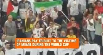 El gol de Irán en el mundial de fútbol masculino provocó esta celebración y el recuerdo en las tribunas (Video)