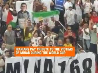 El gol de Irán en el mundial de fútbol masculino provocó esta celebración y el recuerdo en las tribunas (Video)