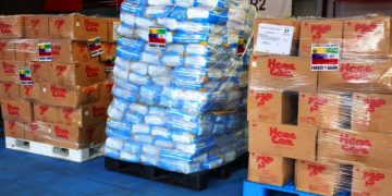 Solidaria con el pueblo venezolano, Irán envió 160 toneladas de ayuda humanitaria (vídeos)