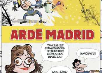 La portada de El Jueves sobre los incendios en Madrid…