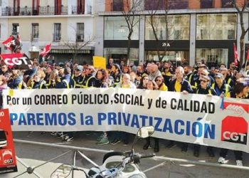 Los trabajadores de Correos en lucha