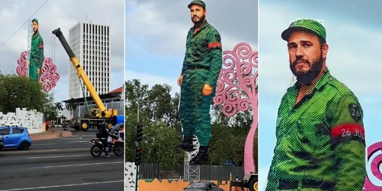 NICARAGUA. Instalan en Managua escultura en honor al Comandante Fidel Castro