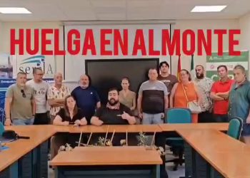 Huelga en el servicio de limpieza de Almonte, El Rocío y Matalascañas (Huelva)