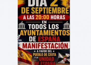 La extrema derecha se disfraza de Ceuta para convocar a sus huestes